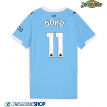 Maglie da calcio Manchester City Jeremy Doku #11 Prima Maglia Femminile 2025-26 Manica Corta
